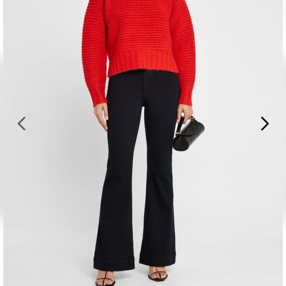 pistola Denim - Women's Pistola bootcut Jeans size 31 black/onyx five pockets high rise stretchi